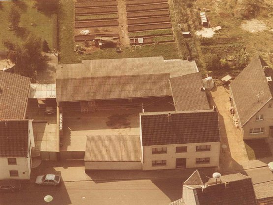 Luftbild des Hofes von 1982